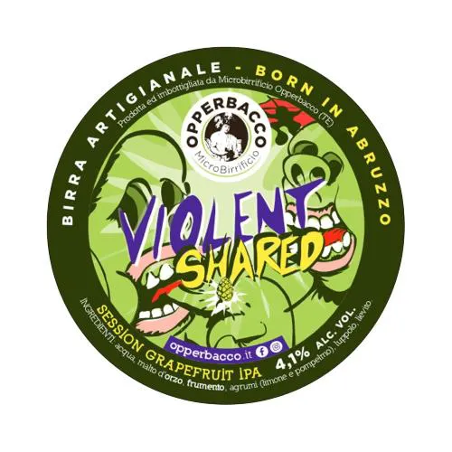 OpperBacco Violent Shared Fusto 24 Lt. (attacco baionetta)