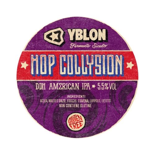 Yblon Hop Collysion Fusto 24 Lt. (baionetta)(Gluten Free)