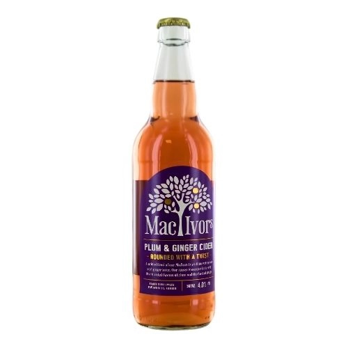 Mac Ivors Plum & Ginger Cider 50 Cl. (Gluten Free)