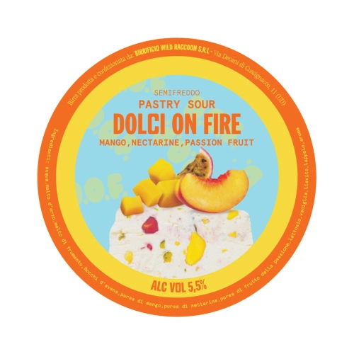 Wild Raccoon Dolci On Fire Semifreddo Fusto 20 Lt.(baionetta)(con sacca)