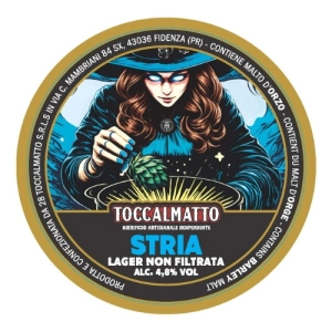Toccalmatto Stria Lager Fusto 20 Lt. (baionetta)(Fusto Acciaio verrà aggiunta cauzione)(SOLO ROMA)