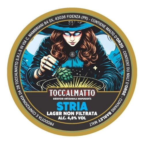 Toccalmatto Stria Lager Fusto 20 Lt. (baionetta)(Fusto Acciaio verrà aggiunta cauzione)(SOLO ROMA)