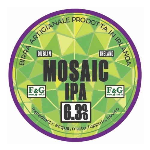 Rascals Mosaic IPA fusto 30 Lt. KeyKeg
