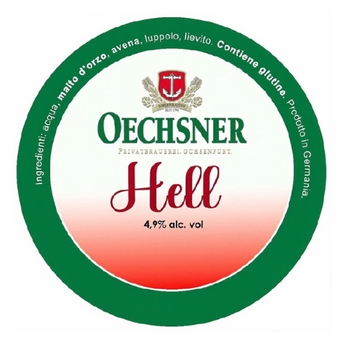 Oechsner Hell Fusto 30 Lt. (attacco a scivolo)(Fusto Acciaio verrà aggiunta cauzione)(SOLO ROMA)