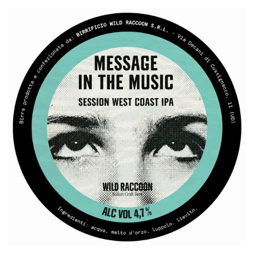 Wild Raccoon Message In The Music Fusto 24 Lt.(baionetta)(con sacca)