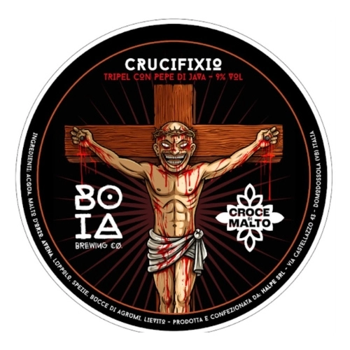 Boia Brewing Crucifixio Fusto 24 Lt. (baionetta)(collab. Croce di Malto)
