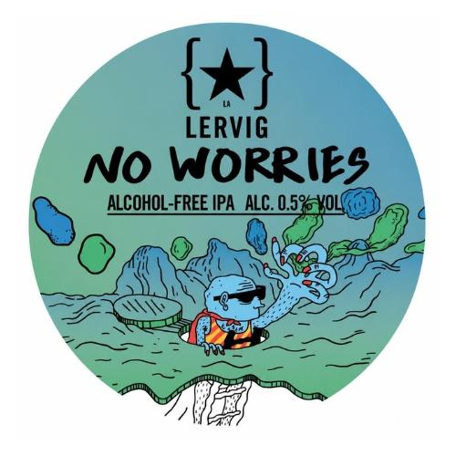 Lervig No Worries fusto 20 Lt. KeyKeg (alcohol free)