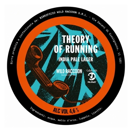 Wild Raccoon Theory Of Running Fusto 24 Lt.(baionetta)(con sacca)